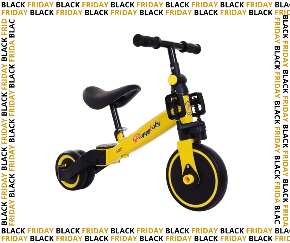 Triciclo Convertible 3 En 1