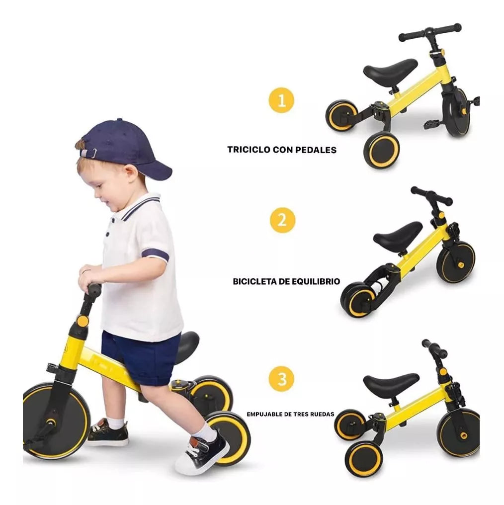 Triciclo Convertible 3 En 1